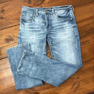 Buckle Salvage Jeans 33R with 31” Inseam